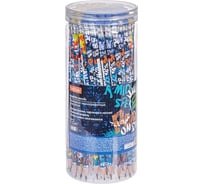 Карандаш чернографитный HATBER набор круглый корпус 72 шт PUNK HB 065300