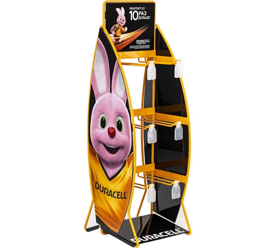 Дисплей для размещения товара ОФИСМАГ настольный DURACELL 2x3 крючка, 02670 503650