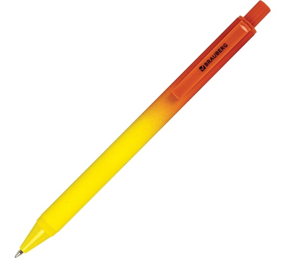 Ручки шариковые автоматические BRAUBERG GRADE, НАБОР 3 ШТУКИ, СИНИЕ, soft-touch, линия 0,35мм, 144206