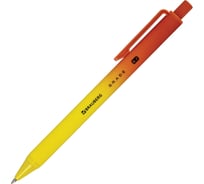 Ручка шариковая автоматическая BRAUBERG GRADE, корпус soft-touch, СИНЯЯ, 0,7мм, линия 0,35мм, 144205