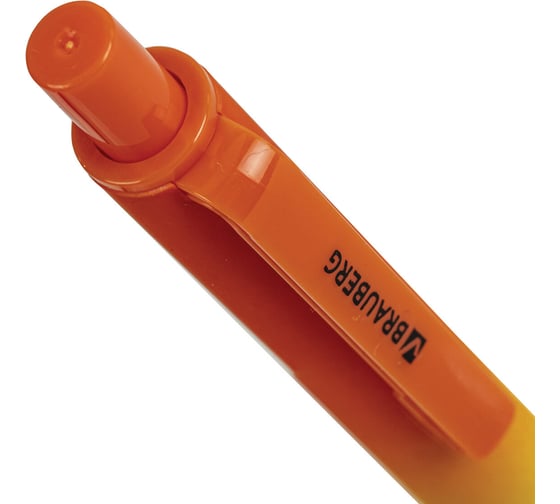 Ручка шариковая автоматическая BRAUBERG GRADE, корпус soft-touch, СИНЯЯ, 0,7мм, линия 0,35мм, 144205