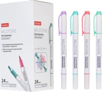Текстовыделитель HATBER Mildtone 1мм/4мм Ассорти 4 цвета 24 шт 085366