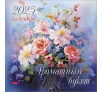 Календарь настенный перекидной HATBER 6л 30x30см ЭКОНОМ на 2025г бум. 086969