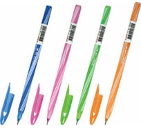 Ручка шариковая Staff CANDY NEON СИНЯЯ, игольчатый узел 0,6мм, линия 0,3мм 144234