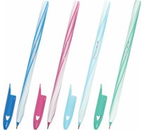 Ручка шариковая Staff CANDY PASTEL СИНЯЯ, ВЫГОДНЫЙ КОМПЛЕКТ 12 ШТ, узел 0,6мм, линия 0,3мм 144237