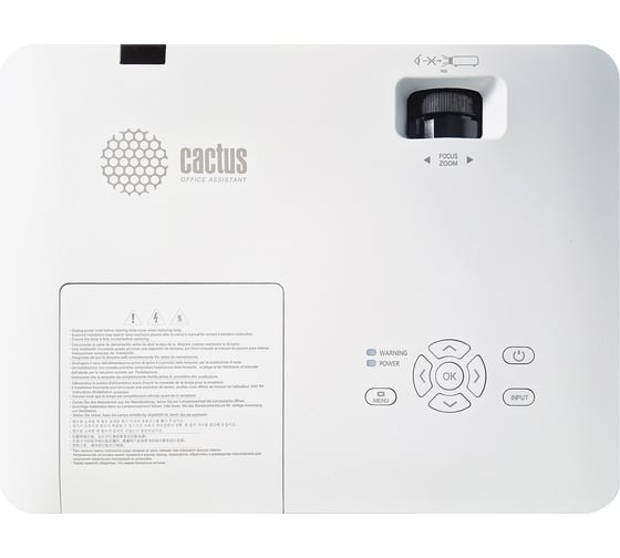 Проектор CACTUS CS-S2.WT 3LCD 40000Lm LS 4000Lm ANSI 15000:1 10000 час 1xUSB typeA 2xHDMI 4.7 кг 1994307