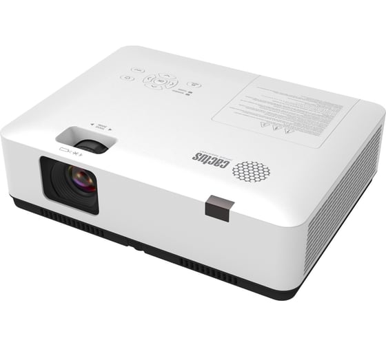 Проектор CACTUS CS-S1.WT 3LCD 34000Lm LS 3400Lm ANSI 15000:1 10000 час 1xHDMI 4.5кг 1994301 1