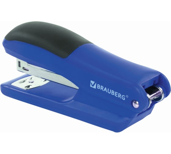 Степлер BRAUBERG SX-39 №24/6 26/6 до 25 листов, синий 228591