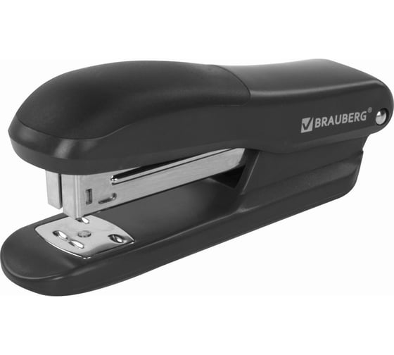 Степлер BRAUBERG SX-39 №24/6 26/6 до 25 листов, черный 228590