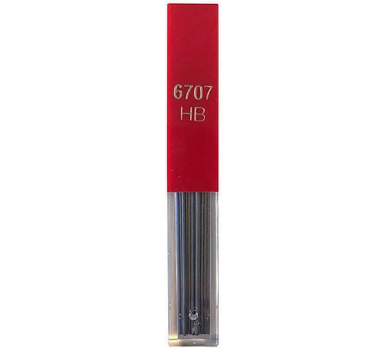 Грифели для механического карандаша Caran d’Ache Carandache 0.7 мм, HB, 12 шт в упаковке 6707.350