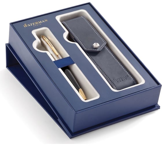 Подарочный набор Waterman Carene De Luxe-Black Silver GT 2019744