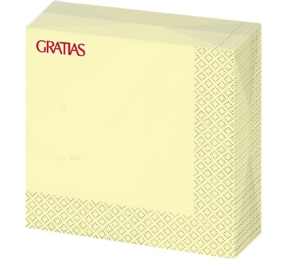 Бумажная салфетка Gratias Box mix Delicious 3сл 33х33 см, 20 листов, 4 пачки 4680004097082