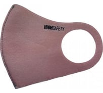 Многоразовая неопреновая защитная маска HIGH SAFETY, розовый, L/XL HS-M01-RO-LXL1