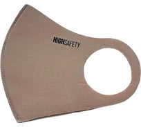 Многоразовая неопреновая защитная маска HIGH SAFETY, бежевый, L/XL HS-M01-BE-LXL1