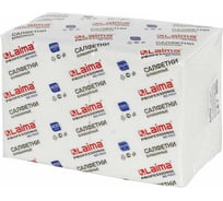 Бумажные салфетки ЛАЙМА LAIMA Big Pack 400 шт, 24х24 см, белые, 100% целлюлоза 111792