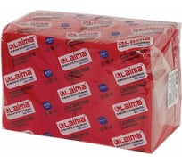 Бумажные салфетки ЛАЙМА LAIMA Big Pack 400 шт, 24х24 см, красные интенсив 111795
