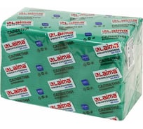 Бумажные салфетки ЛАЙМА LAIMA Big Pack 400 шт, 24х24 см, зеленые интенсив 111796