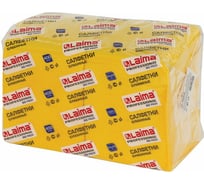 Бумажные салфетки ЛАЙМА LAIMA Big Pack 400 шт, 24х24 см, желтые интенсив 111794