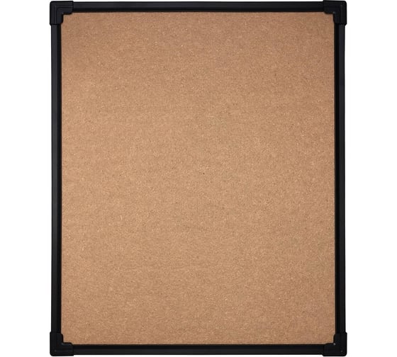 Доска Attache LOFT HDF алюминиевая черная рама 827469 1