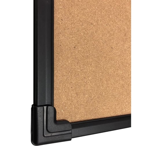 Доска Attache LOFT HDF алюминиевая черная рама 827469