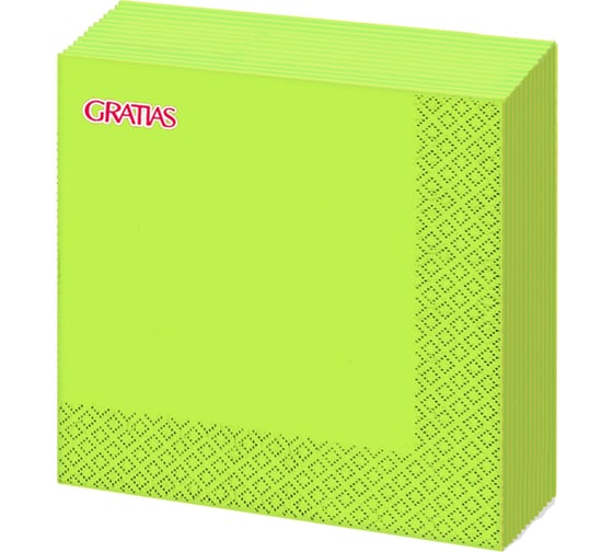 Бумажная салфетка Gratias Box mix Delicious 3сл 33x33 см, 20 листов 4680004097068