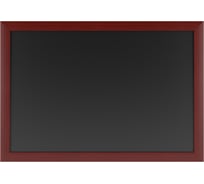 Меловая магнитная доска Attache деревянная коричневая рама, черная 502929