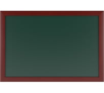 Меловая магнитная доска Attache деревянная коричневая рама, зелёная 502928