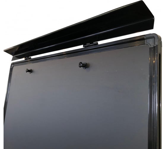 Магнитно-меловой флипчарт на роликах Attache черный, 100x70 см 827606