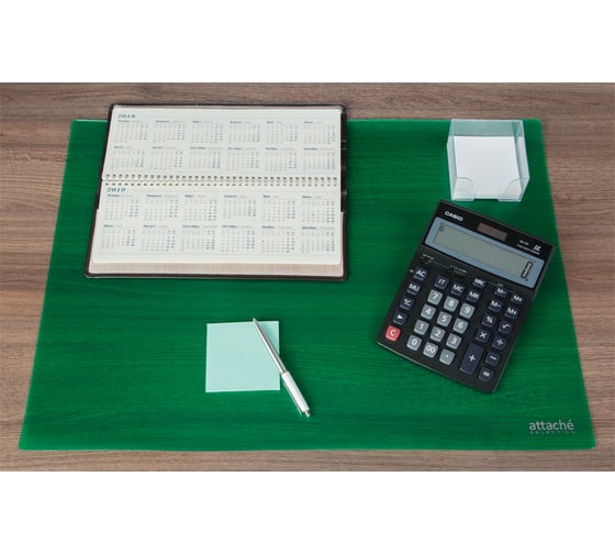 Прозрачный коврик на стол Attache Selection 2808-508 47,5x66см, зеленый 702960