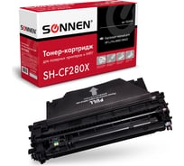 Лазерный картридж SONNEN SH-CF280X для HP LaserJet Pro M401/M425, 362438