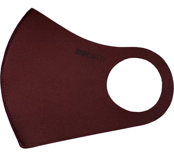 Защитная маска HIGH SAFETY неопреновая, многоразовая, коричневый, L/XL, HS-M01-BR-LXL1