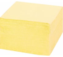 Бумажные салфетки ЛАЙМА 250 шт., 24х24 см, желтые пастель,100% целлюлоза 111948