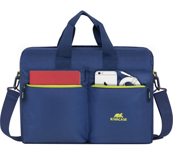 Легкая городская сумка для ноутбука до 16" RIVACASE 5532 blue