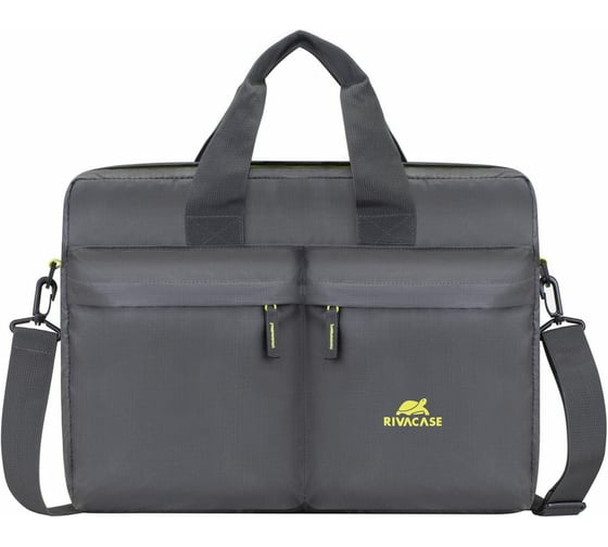 Легкая городская сумка для ноутбука до 16" RIVACASE 5532 grey