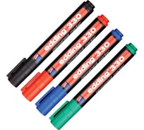 Набор маркеров Edding E-330/4S 4 шт, 1-5 мм, скошенный наконечник 87136