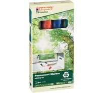 Набор перманентных маркеров Edding ECO E-22/4S 4 шт, 1-5 мм, скошенный наконечник 1153886