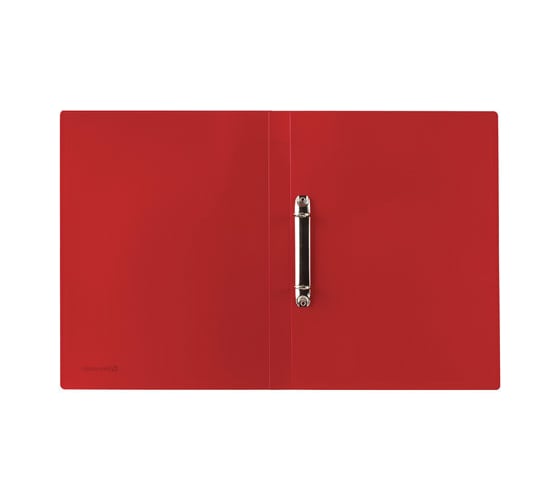Папка на 2 кольцах BRAUBERG Office 25мм, красная, до 170 листов, 05мм 227496