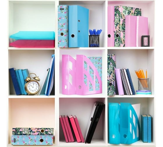 Вертикальный накопитель Attache Selection Flamingo75 мм, 2 шт, pink 897319