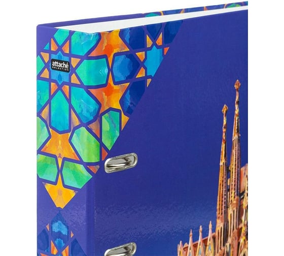 Папка-регистратор Attache Selection Travel Spain ламинированный картон, 75 мм 1057427
