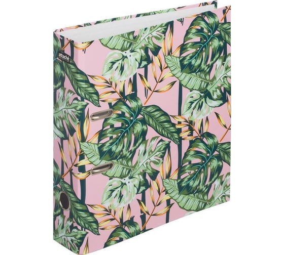 Папка-регистратор Attache Selection Flamingo Jungle ламинированный картон, 75 мм 845494 1