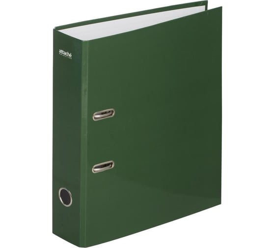 Папка-регистратор Attache Selection Crocus green clover, ламинированный картон, 75 мм 845491