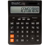 Калькулятор настольный Silwerhof SH-444 черный, 12-разрядный 1986166