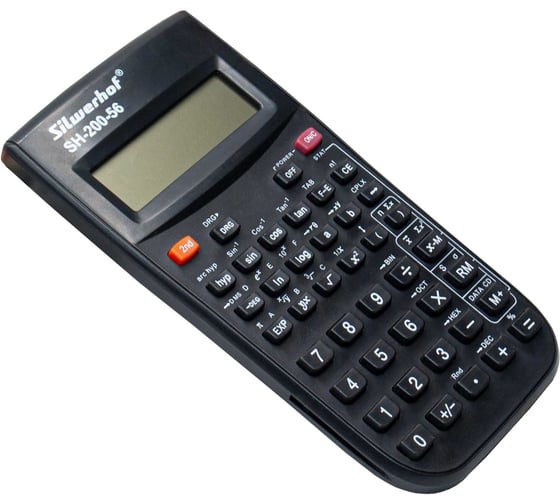 Калькулятор научный Silwerhof SH-200-56 черный, 10-разрядный 1985892
