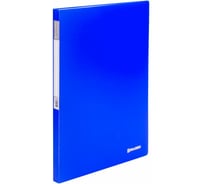 Неоновая папка BRAUBERG Neon 20 вкладышей, 16 мм, синяя, 700 мкм, 227451
