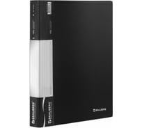 Папка BRAUBERG Стандарт 100 вкладышей, черная, 0.9 мм, 221610