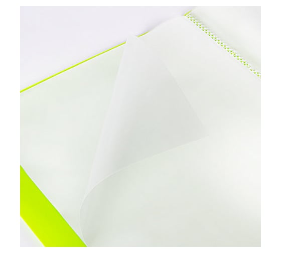 Неоновая папка BRAUBERG Neon 40 вкладышей, 25 мм, зеленая, 700 мкм, 227452