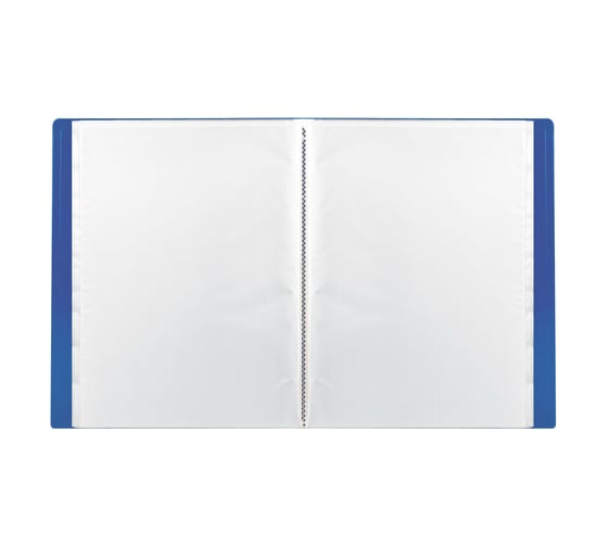 Папка BRAUBERG Office 20 вкладышей, синяя, 0.5мм, 222628