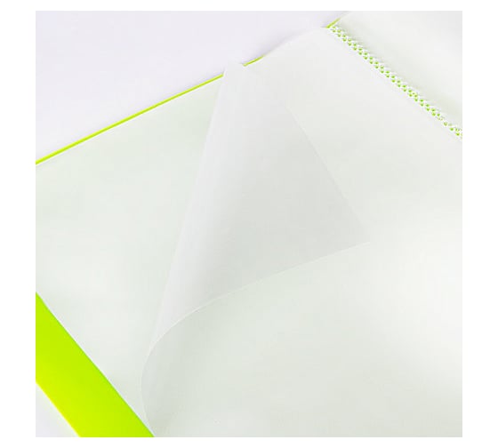 Неоновая папка BRAUBERG Neon 20 вкладышей, 16 мм, зеленая, 700 мкм, 227448