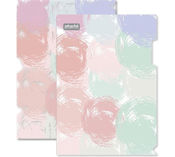 Папка уголок Attache Selection Pastel 4 шт, ассорти 1216781