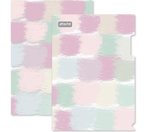 Папка уголок Attache Selection Pastel 4 шт, ассорти 1216781